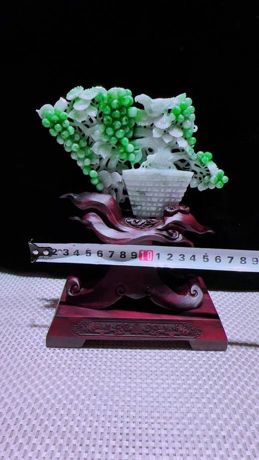 620757翡翠摆件【平安富贵】 商品图1