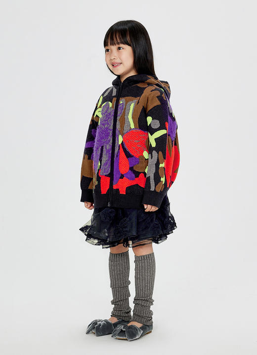 jnby   24年冬款  短款开襟毛衫  1OB312710 商品图7