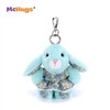 McHugs碎花裙小蓝兔钥匙扣 商品缩略图0