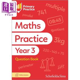 预售 【中商原版】英国S&S教辅Primary Practice Maths Book Year 4 (Available May 2023) 小学数学练习册四年级 附电子答案 