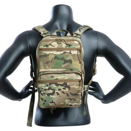 【500D尼龙 硬核堆料】多功能双肩扩展海狸水袋包（黑色/CP迷彩/棕色）ds（dq） 商品图3