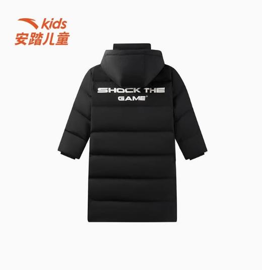 安踏安踏儿童2025年男童中长款羽绒服加厚防寒保暖风衣外套羽绒服352511902 商品图1