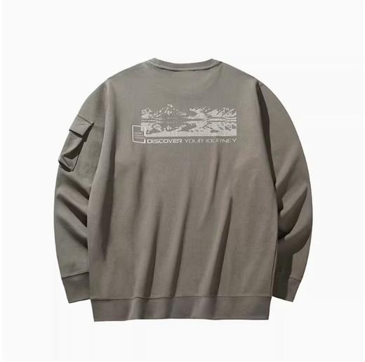 安踏×中国国家地理丨户外套头卫衣男宽松圆领长袖上衣152446701 商品图1