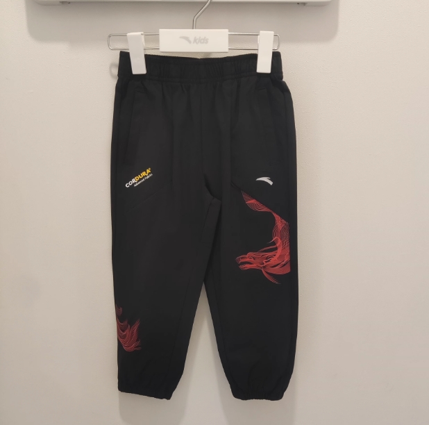 【超值】【体适能】安踏儿童速干裤男小童当季新款梭织速干运动长裤352439504