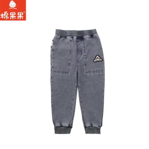 棉果果春季新品商场同款男童针织牛仔长裤M112200225137 商品图1
