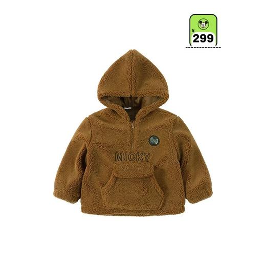 【线下同款】迪士尼男童玩酷潮童加绒连帽套头卫衣冬季保暖上衣 商品图2