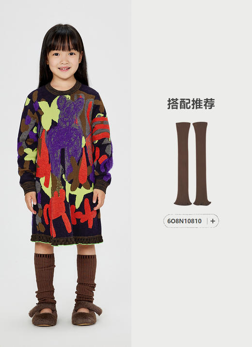 jnby  24年冬款  长袖毛衫连衣裙  1OBG12730 商品图4