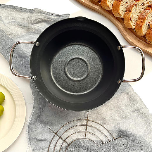 YOPO 日式天妇罗炸锅 环形加热 隔热手柄 导热均匀 商品图11