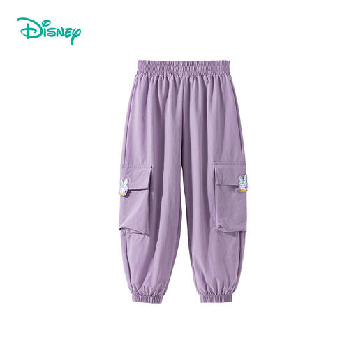 迪士尼【黛西工装裤】25春秋新款女童百搭长裤儿童运动休闲长裤ZD1EK001 商品图7