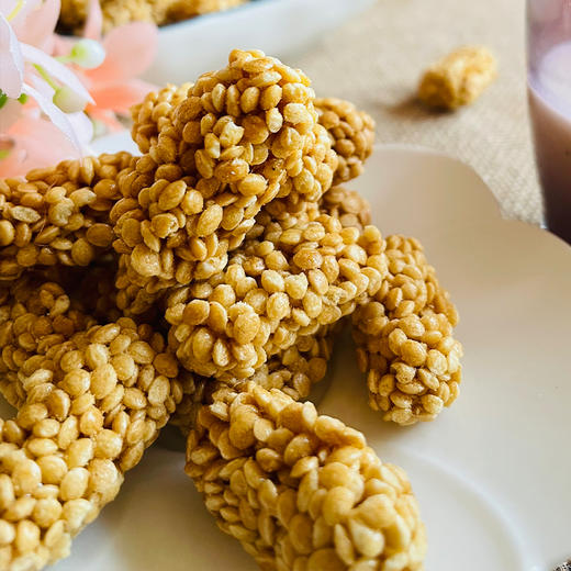 藏本香青稞酥200g米条/米块/米饼/米球 四种形状可选四川成都发货 商品图8