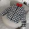 Perfect Moment - Nuuk Puffer Jacket - Houndstooth-Black/White - 童装 - 滑雪夹克 - 千鸟格/黑色/白色 商品缩略图0