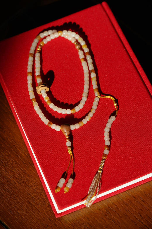 新疆和田玉籽料念珠 商品图4