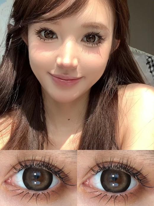 lvycon半年抛 酱心可可 棕/北极光 灰 14.5mm 大着色 商品图1