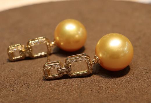 13mm-14mm金珠耳坠 商品图3