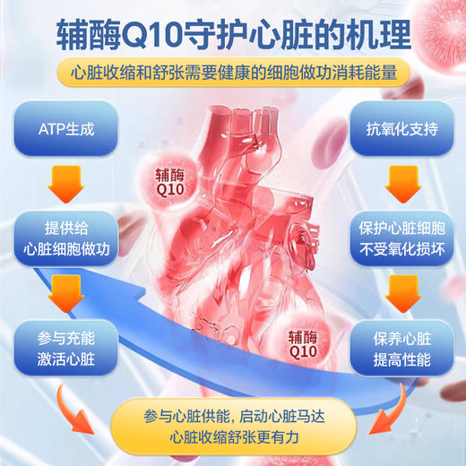 Ensonkan安迅康 辅酶q10胶囊正品加拿大原装进口备孕卵巢中老年保护心脏保健品 商品图6