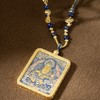 菜菜家方牌唐卡项链|凸金画心精美逼真，4*5cm铜镀k金嘎乌盒 商品缩略图8