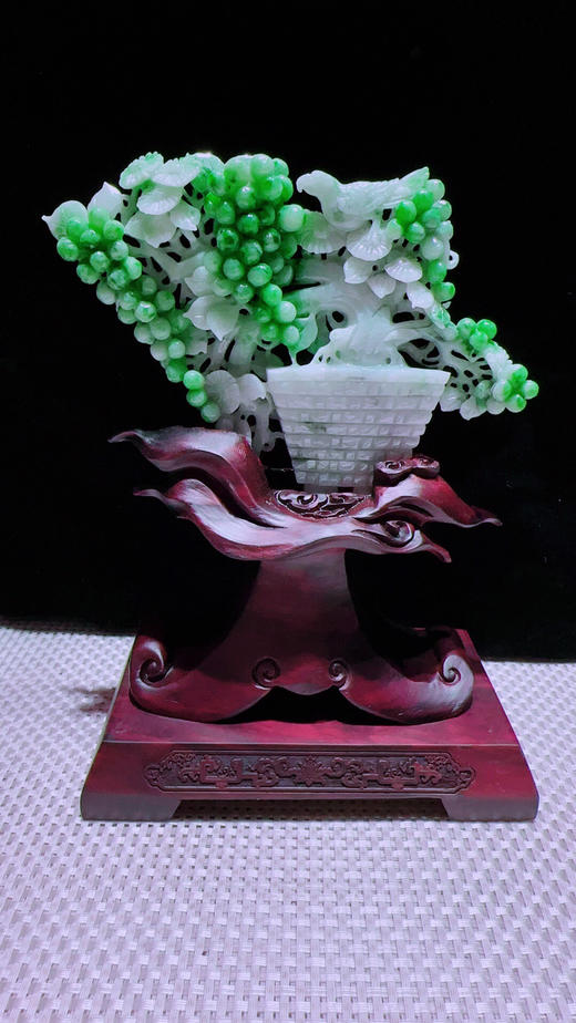 620757翡翠摆件【平安富贵】 商品图3