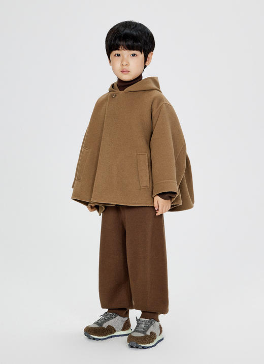 jnby  24年冬款  短款呢大衣  1OB810190 商品图7