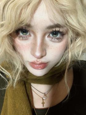 mimipark 日抛 忧郁宝石 直径14.4mm 着色13.88mm （十片装）