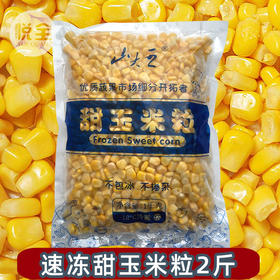 山大王速冻甜玉米粒1kg冷冻生玉米粒商用水果沙拉寿司芝士榨汁专用