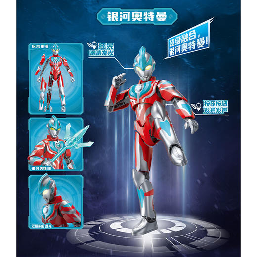 纪念日百货银河奥特曼75227奥特超甲英雄玩具160363978 商品图0