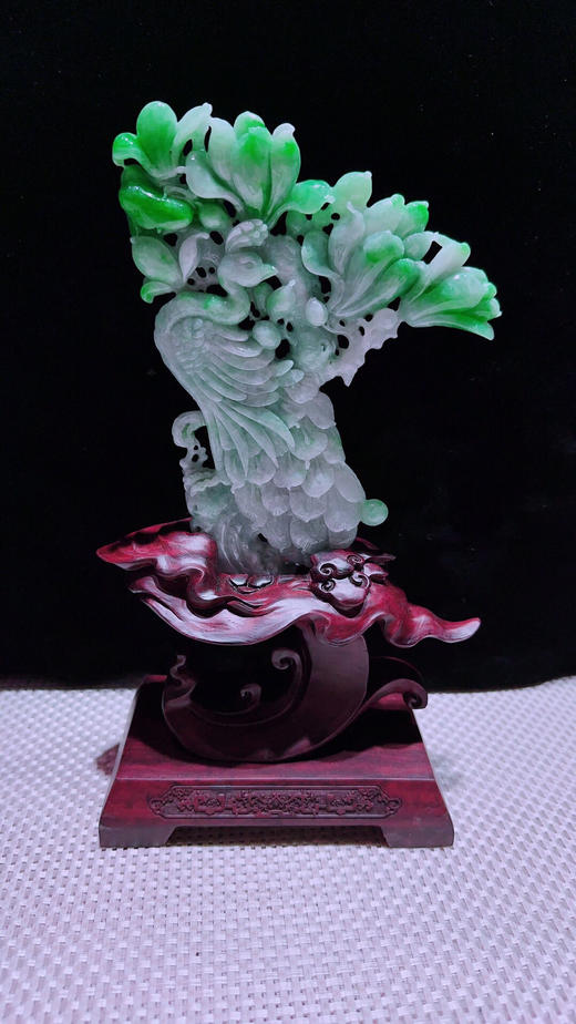 620753翡翠摆件【锦上添花】 商品图4