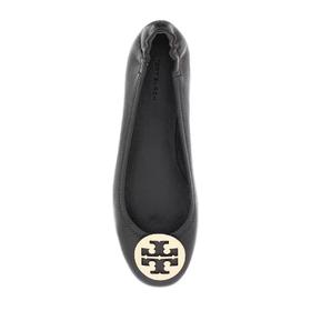 TORY BURCH 芭蕾平底鞋女  50393-013 黑色.【鞋底有膜，试穿小心】