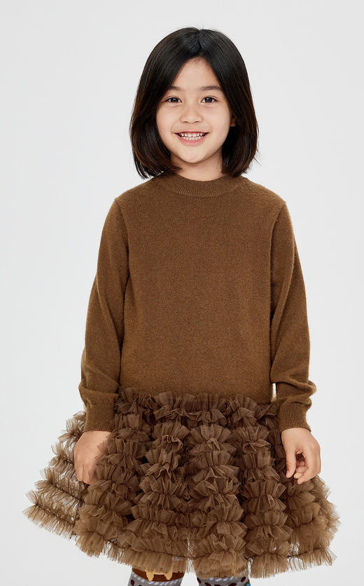 jnby   24年冬款  长袖毛衫连衣裙   1OBG11870 商品图4