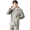 【暖绒绒】280g加厚男士秋冬立领珊瑚绒家居服 商品缩略图4