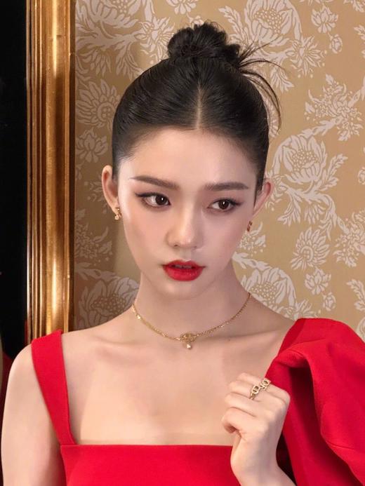 迪奥经典简约清新的CD系列CD粉水滴珠手链/项链（XTY） 商品图3