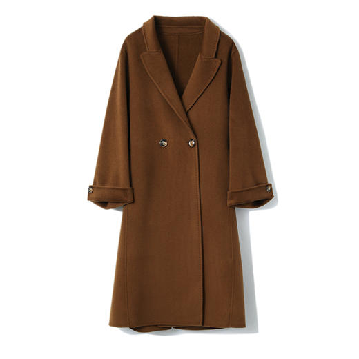 【清河羊毛羊绒专场】鹿展 220 高支细羊毛女士羊毛大衣 商品图8