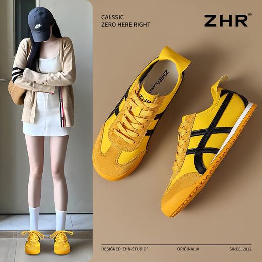 ZHR则则复古情侣德训鞋女春季新款柔软轻便休闲鞋透气舒适板鞋女 商品图8