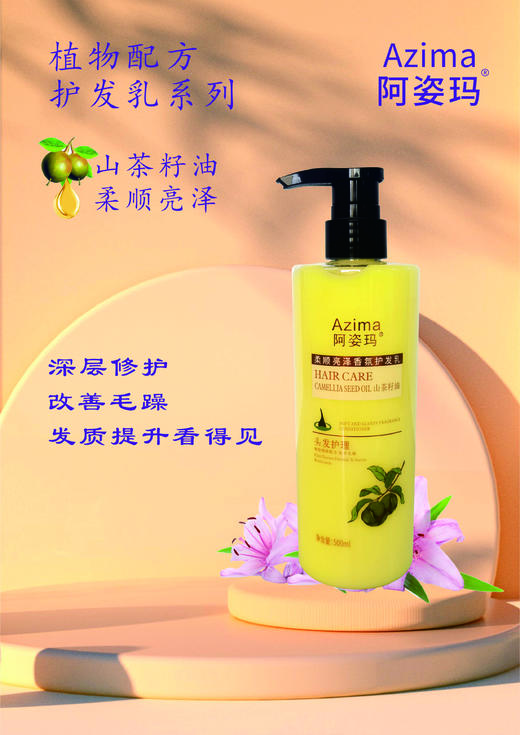 阿姿玛山茶籽去屑焗油洗发露/护发素/沐浴露【国sir严选】 商品图5