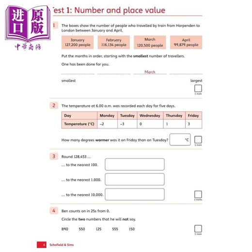 预售 【中商原版】英国S&S教辅 KS2 SATs Reasoning 10-Minute Tests KS2 SAT 10 分钟推理测试（10-11岁）附答案 英文原版  商品图4