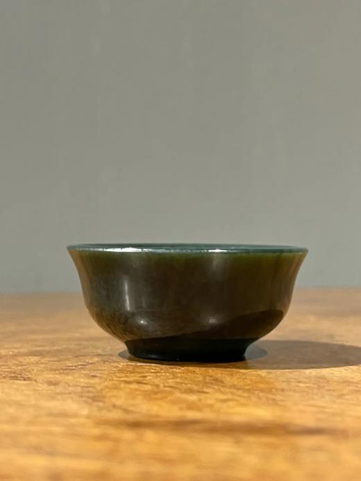和田碧玉雕墩式杯，顺丰包邮 商品图2