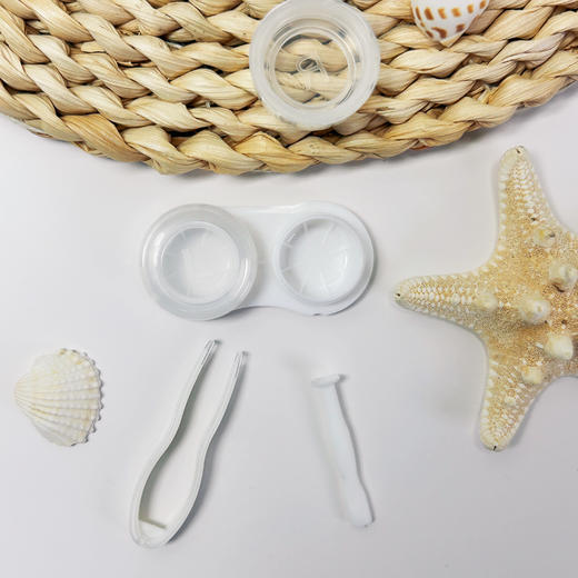 新款可爱卡通便携美瞳盒隐形眼镜护理盒双联盒伴侣盒WL159 商品图6