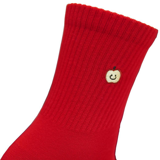 【2双装】男/女AB款鸿运袜新年红袜子男袜本命年女袜休闲袜子中长筒棉袜【6双6折】【2422212/2421212】 商品图3