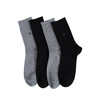 【2双】男士全棉休闲袜中长筒棉袜四季棉袜简约舒适休闲【6双6折】【2421601】 商品缩略图1