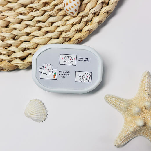 新款可爱卡通便携美瞳盒隐形眼镜护理盒双联盒伴侣盒WL159 商品图5