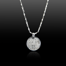 天然陨石项链挂坠 阿勒泰陨石