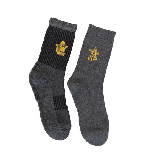 【2双装】女士冬季棉袜半毛圈中长筒袜子休闲袜子女袜【6双6折】【2422701】 商品图2