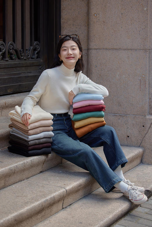 69！一件抵3件‼【半高领水貂毛一体绒毛衣】上的了东北边，下的了江南🔥过冬神器！ 商品图4