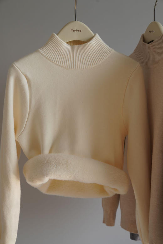 69！一件抵3件‼【半高领水貂毛一体绒毛衣】上的了东北边，下的了江南🔥过冬神器！ 商品图1