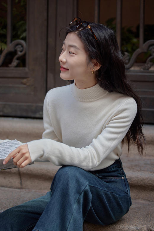 69！一件抵3件‼【半高领水貂毛一体绒毛衣】上的了东北边，下的了江南🔥过冬神器！ 商品图10