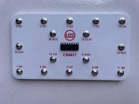CD4017（U22）脉冲分配器集成电路