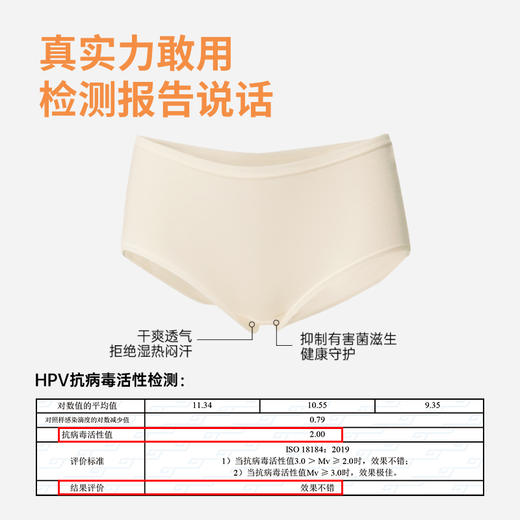 女士三角裤健康守护 抗菌 亲肤舒适 商品图1