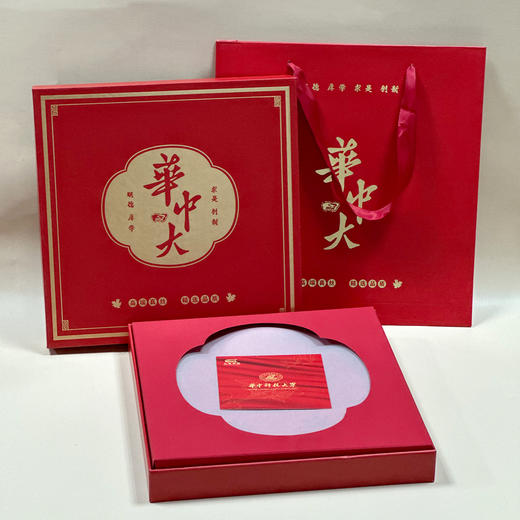 华中科技大学秋冬双面真丝绒围巾 商品图0