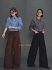 shyshystill/shy202411016/复古剪裁柔软厚实经典秋冬长裤 商品缩略图1