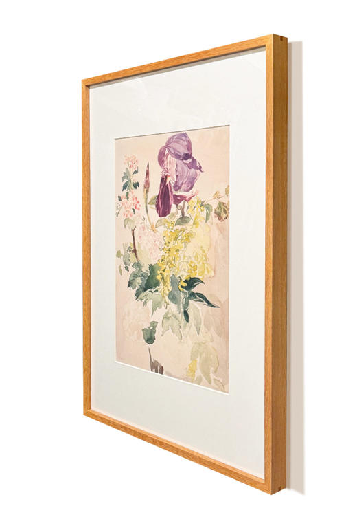 伽罗 JALO 挂画-马奈-花瓣与鸢尾，金莲花和天竺葵 -下单后2天内发货 商品图1