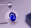 1.86ct刻面蓝宝石吊坠 商品缩略图2